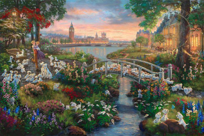 Alice in Wonderland - Limited Edition Canvas By Thomas Kinkade Studios –  Disney Art On Main Street