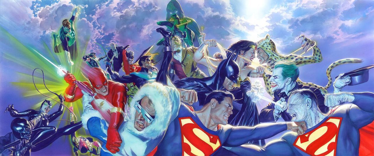 Clash! - DC Comics Art By Alex Ross – Disney Art On Main Street