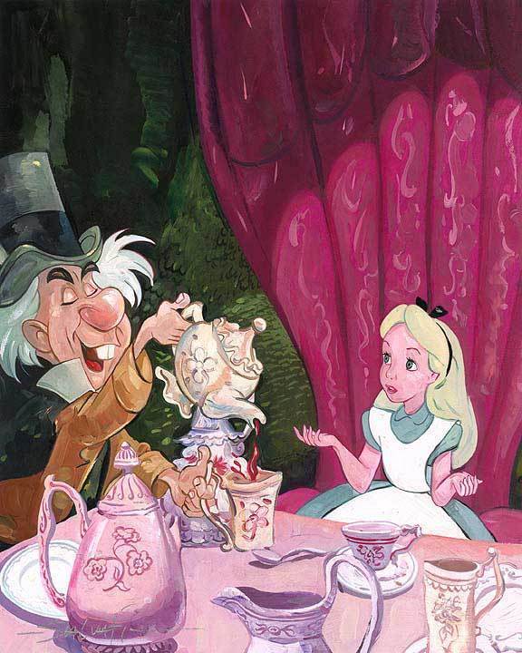 Rodel Gonzalez A Smile You Can Trust From Alice in Wonderland  Hand-Embellished Giclee on Canvas Disney Fine Art
