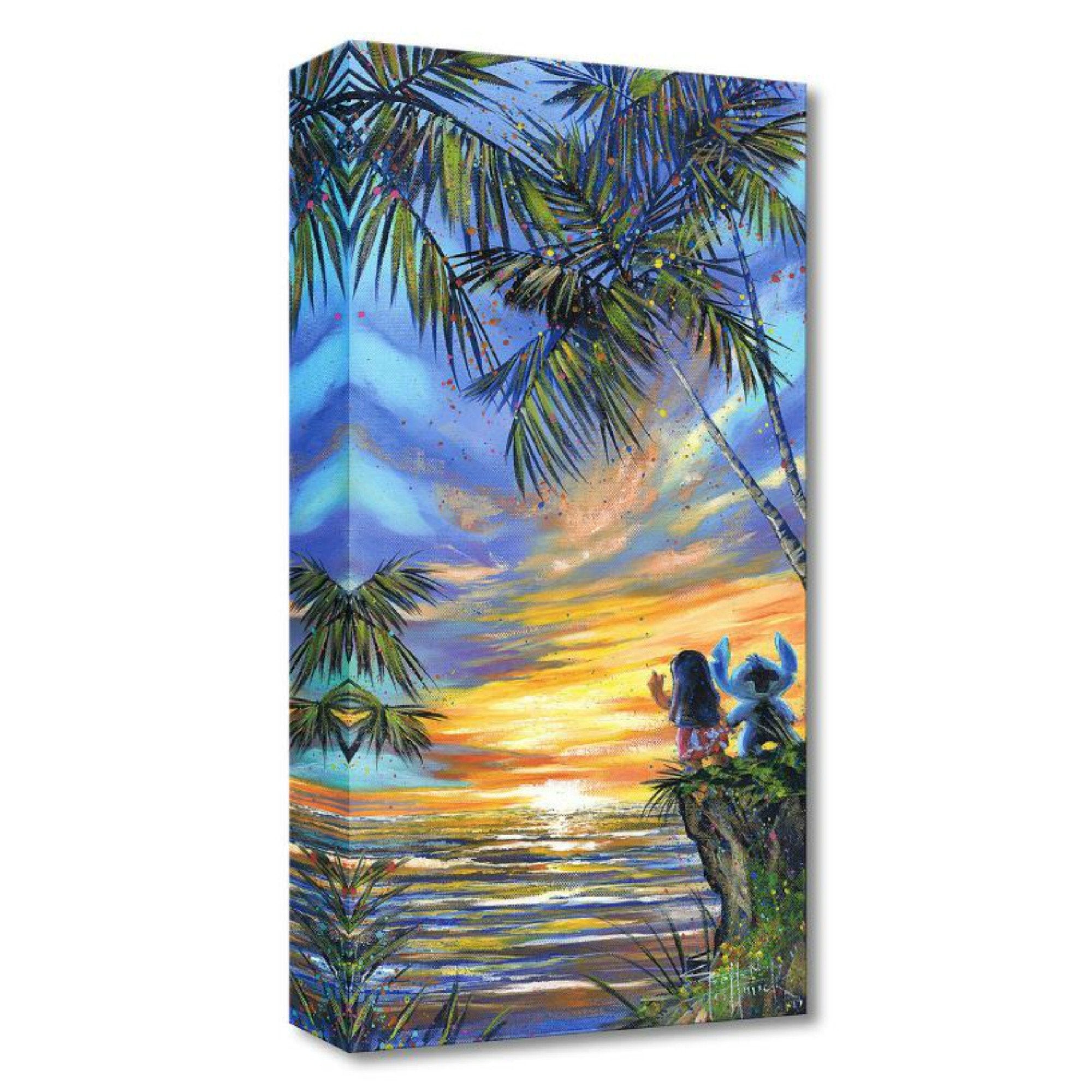 True Love's Embrace - Disney Treasures On Canvas By Tom Matousek