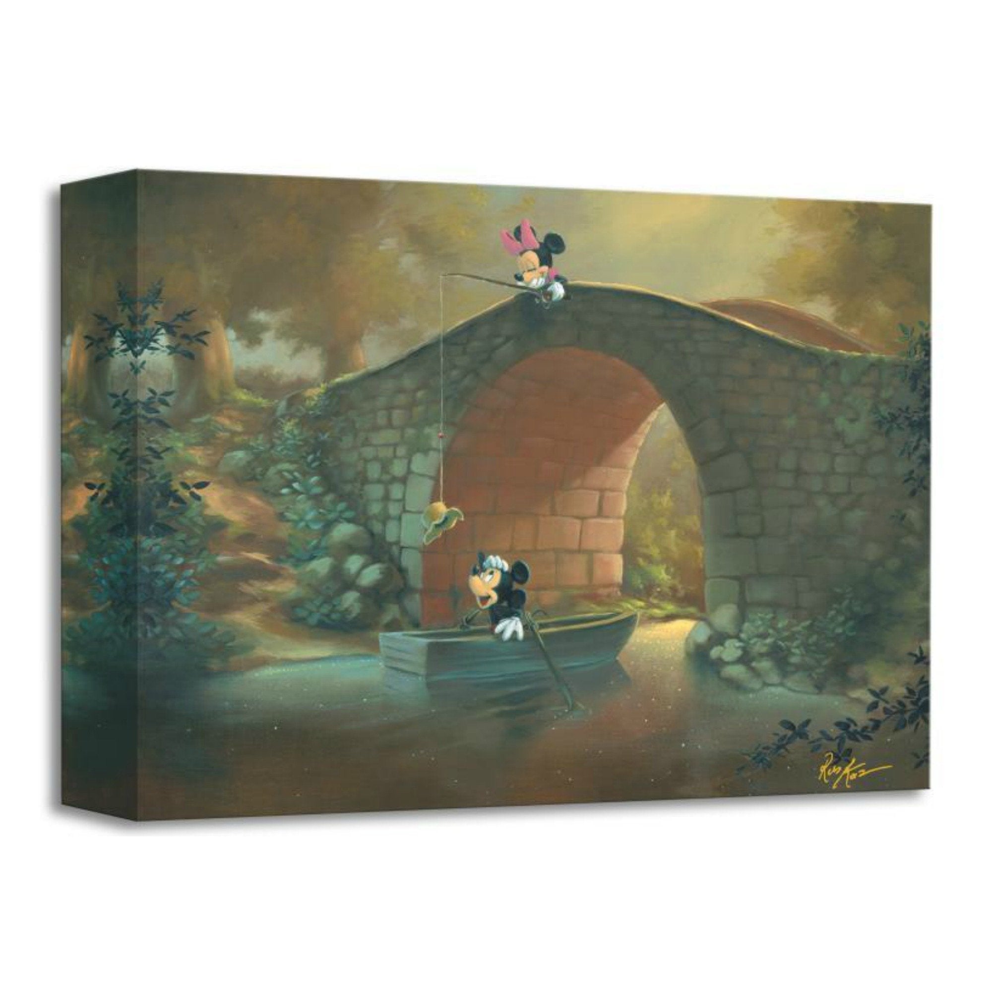 Hugs and Kisses - Disney Treasures On Canvas By Tim Rogerson