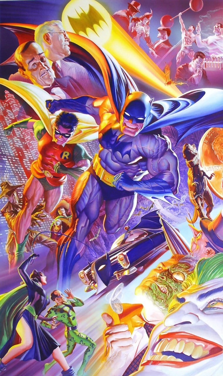 75th Anniversary: The History of Batman - DC Comics Art By Alex Ross –  Disney Art On Main Street