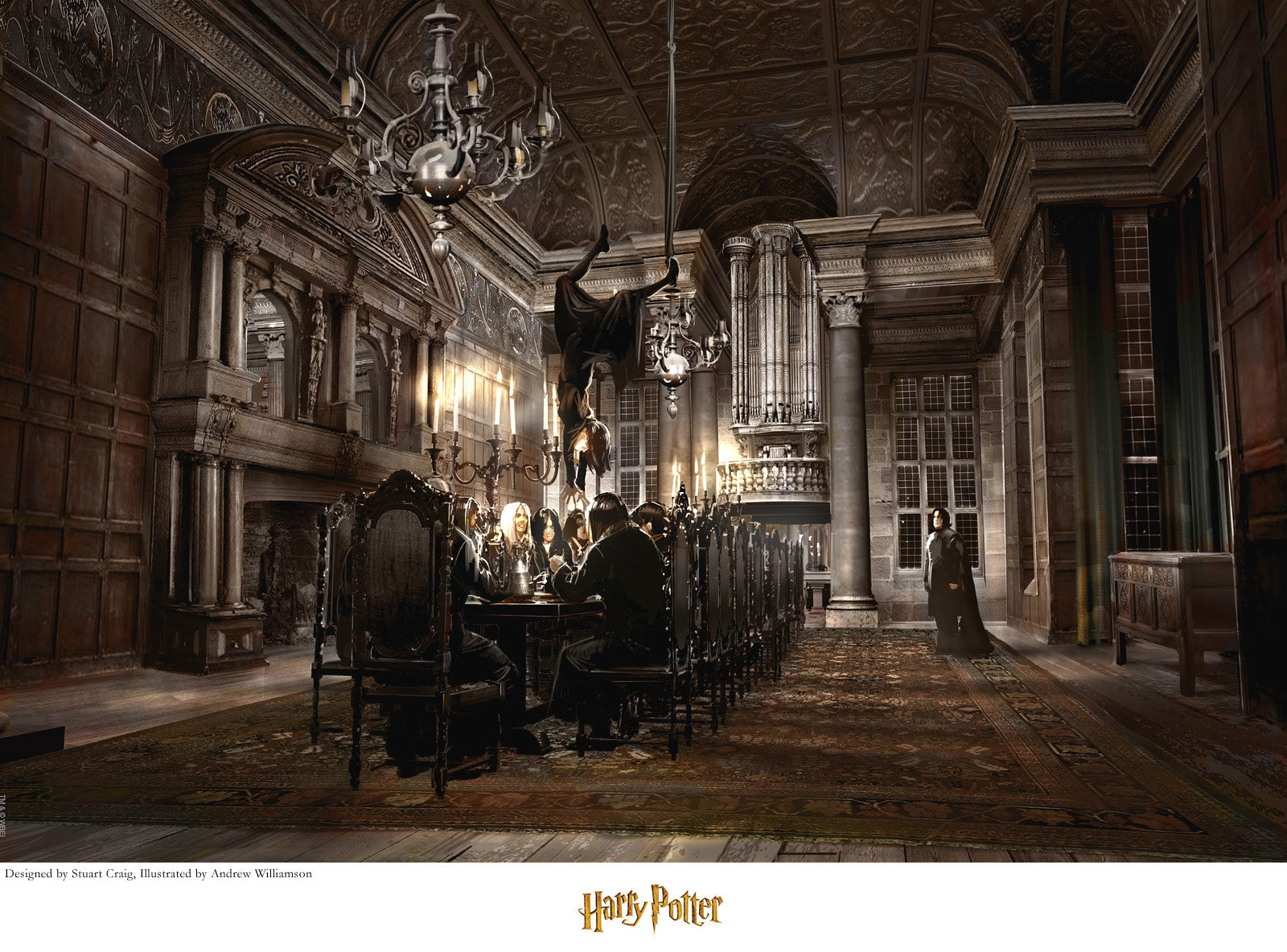 Malfoy Manor Harry Potter Art By Stuart Craig