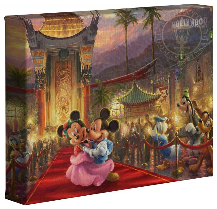 Thomas Kinkade Disney - Mickey and Minnie in Paris - 300 Oversized Pie –