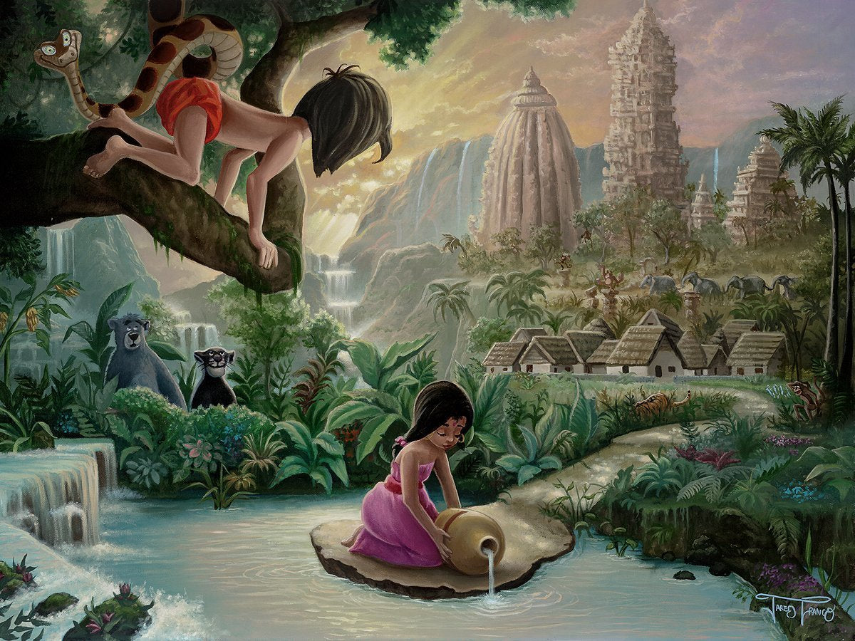 Mowgli's Neighborhood - Disney Limited Edition By Jared Franco