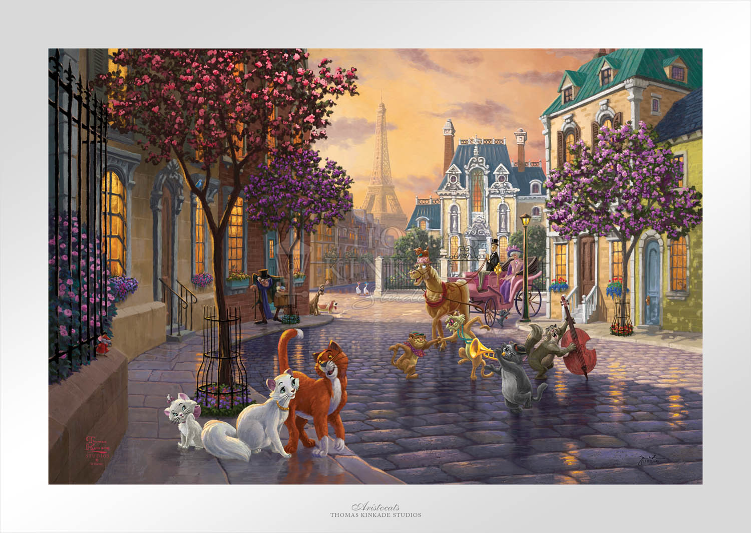 Alice in Wonderland - Limited Edition Canvas By Thomas Kinkade Studios –  Disney Art On Main Street