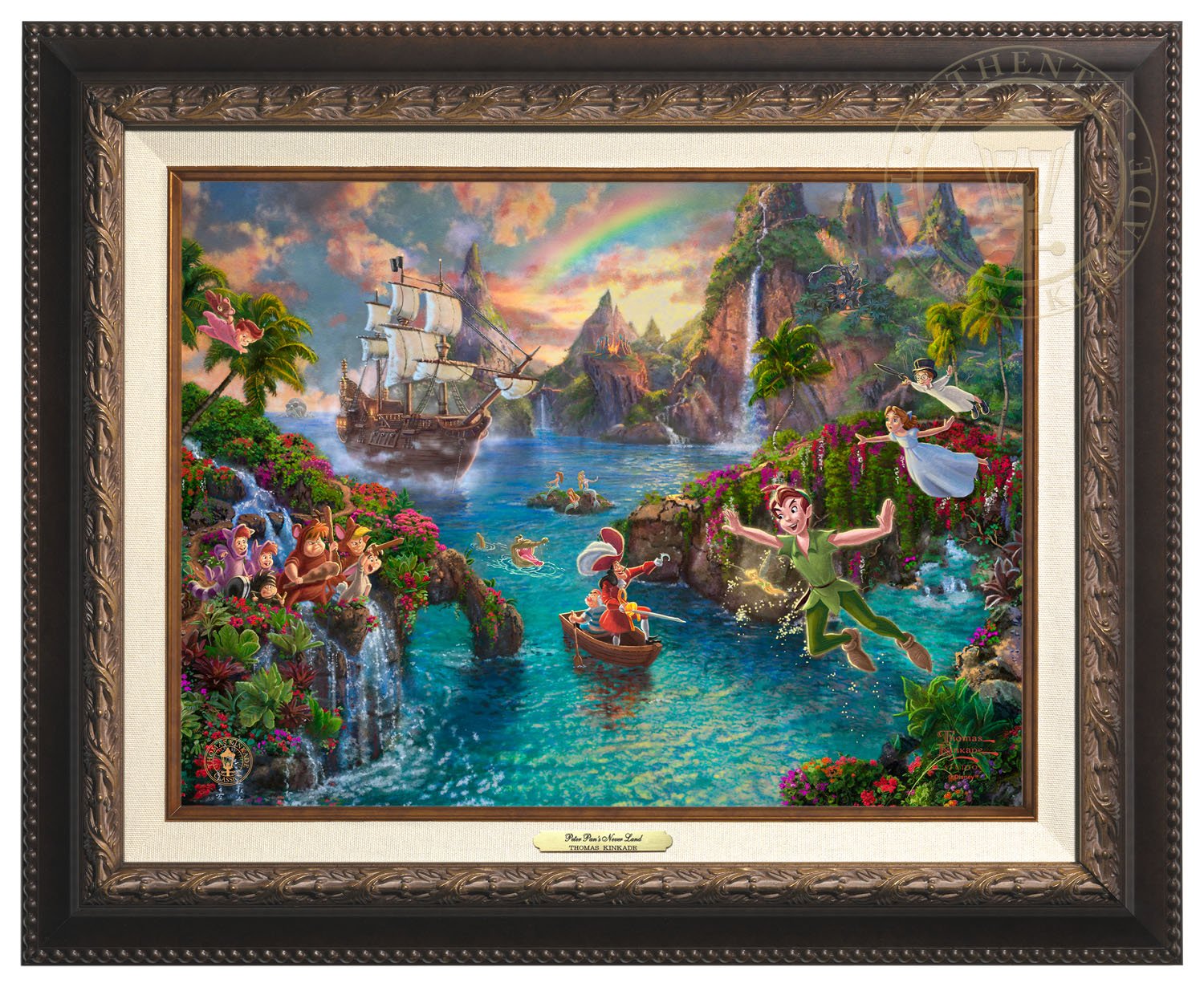 Stitch ''Sunset Serenade'' Canvas Artwork by Rob Kaz – 10'' x 20