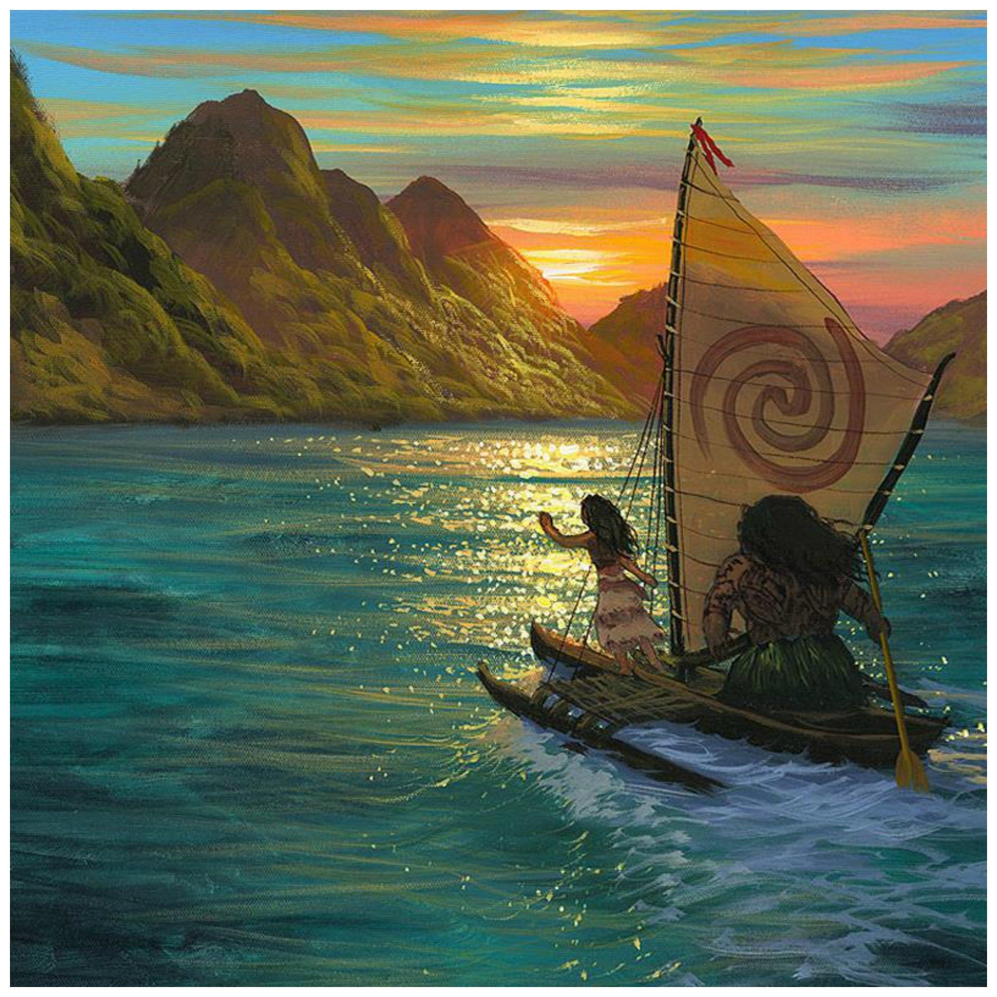 Sailing Into The Sun Disney Limited Edition By Walfrido Garcia