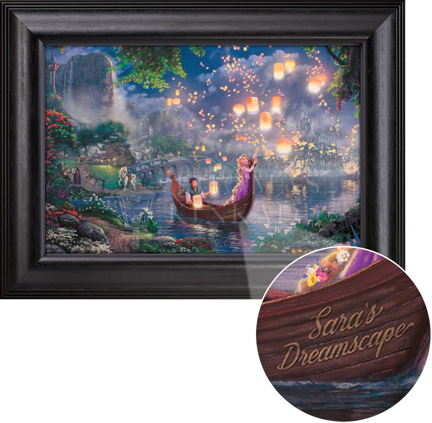 Tangled - Limited Edition Paper By Thomas Kinkade Studios – Disney Art On  Main Street