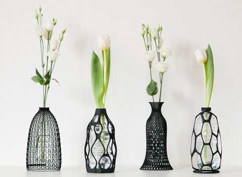 3D printed vases