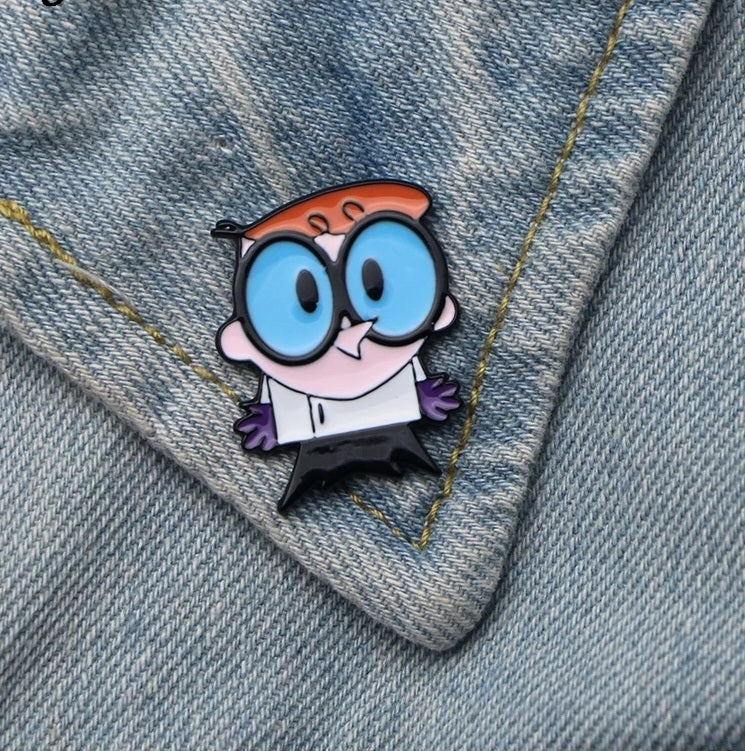 Dexters Laboratory Enamel Pin Time And Again Shop 9278