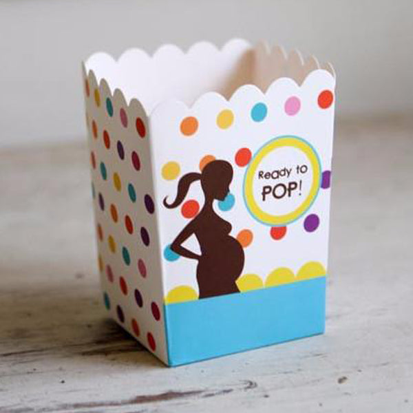 baby shower popcorn boxes