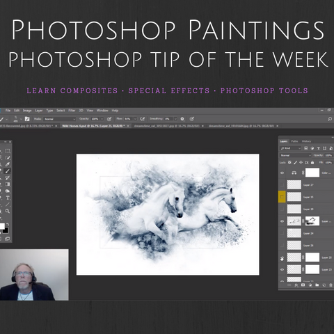 How to Create Photoshop Paintings/Woody Walters Photoshop Tip of the Week