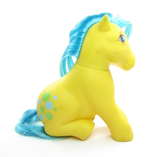 Bubbles My Little Pony Vintage G1 Sitting Pose  Brown 