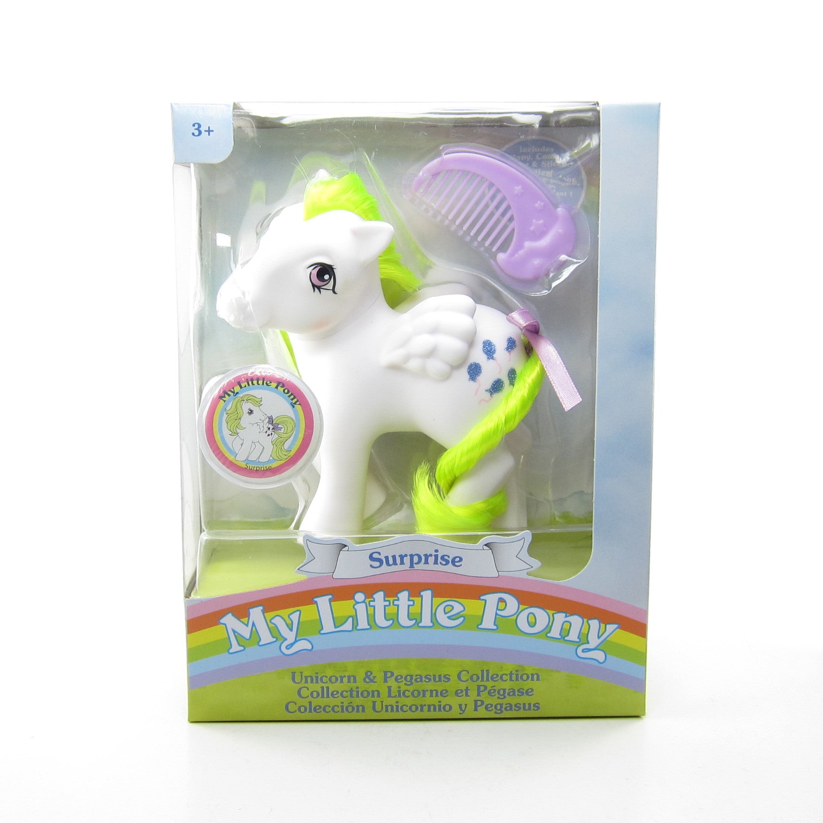 Paard groentje Andes Surprise My Little Pony Pegasus 2020 Classic Reissue Toy | Brown Eyed Rose