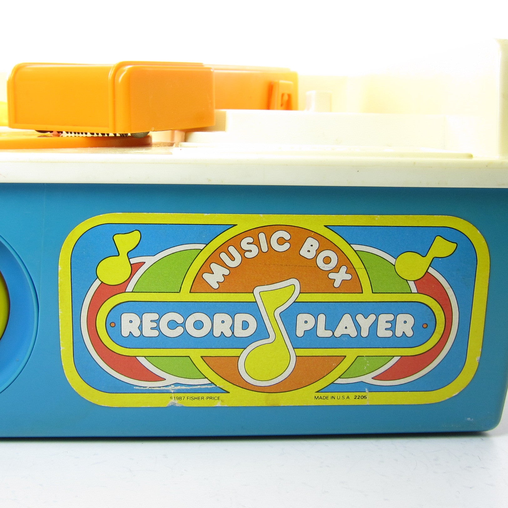 fisher price music box record player vintage