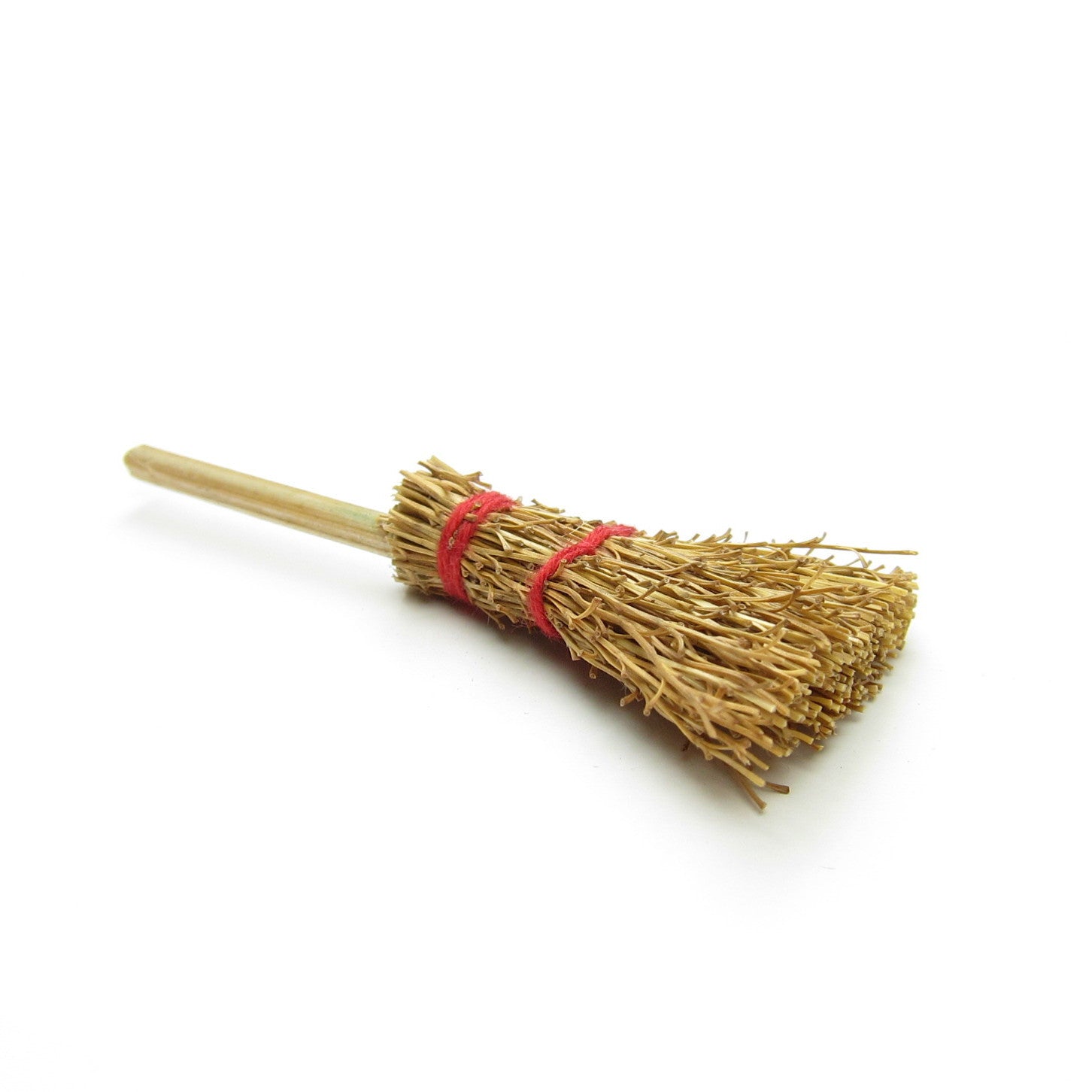 vintage straw broom cover