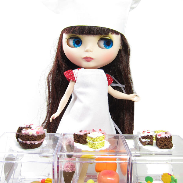 Blythe Chef's Hat Doll Accessory for Kitchen & Cooking 