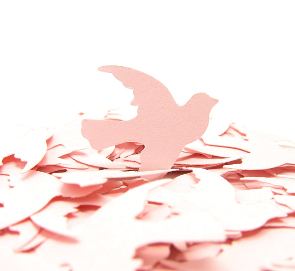 Dove Confetti Bird Die Cut Paper Punch Embellishments 