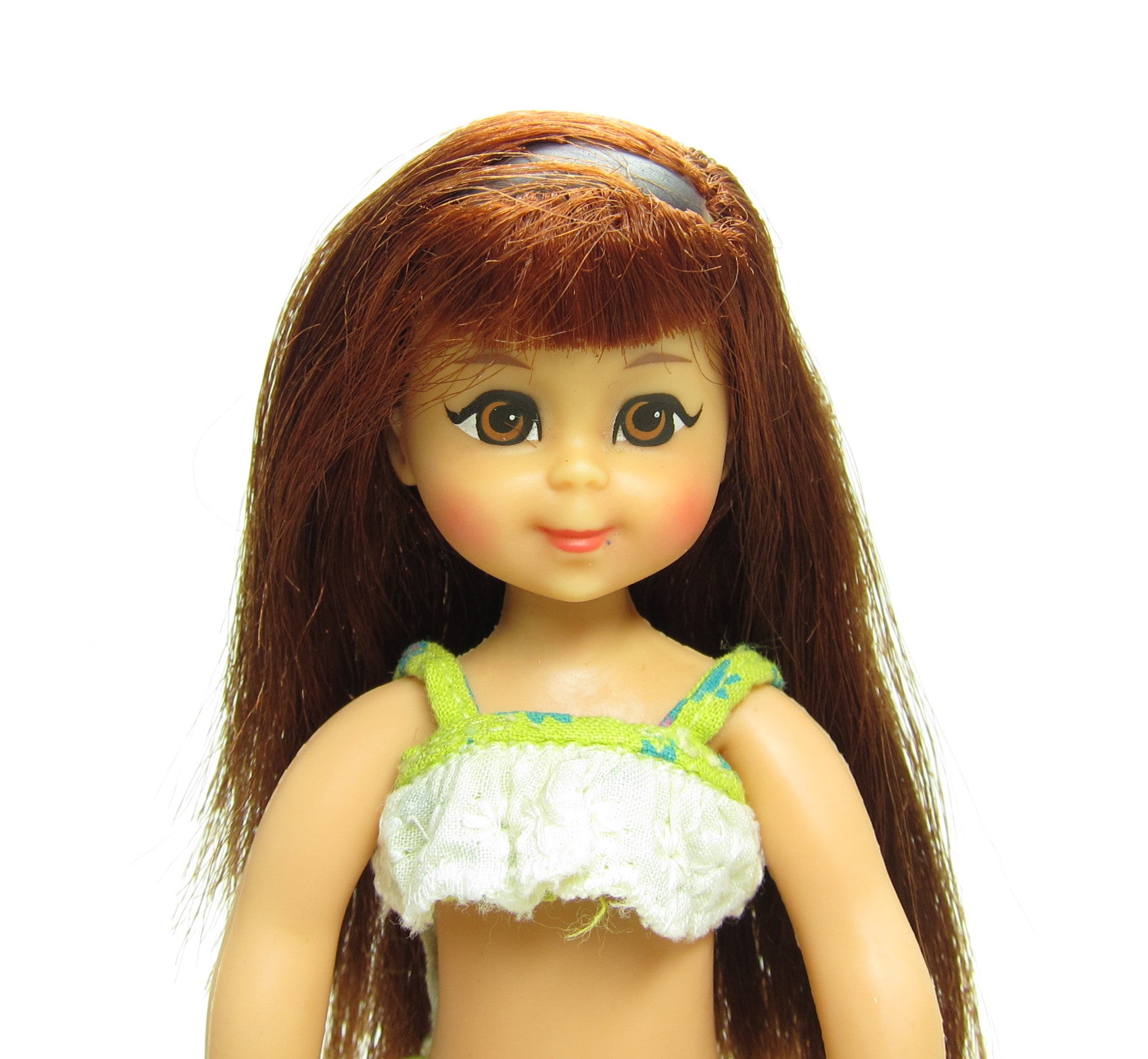 verhoging kortademigheid Zonder Chris Doll Friend of Barbie's Little Sister Tutti in Seashore Shorties |  Brown Eyed Rose