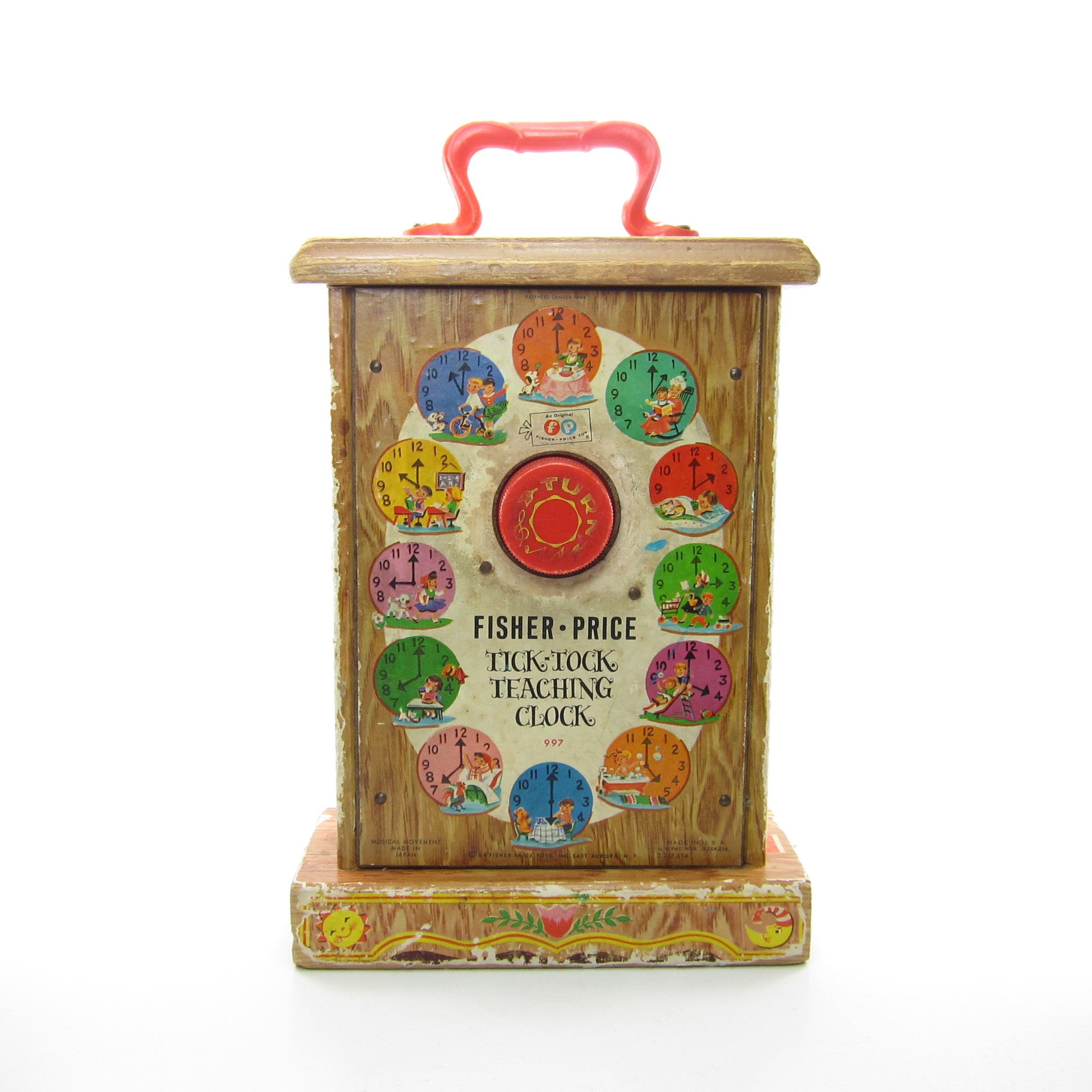 fisher price tick tock teaching clock