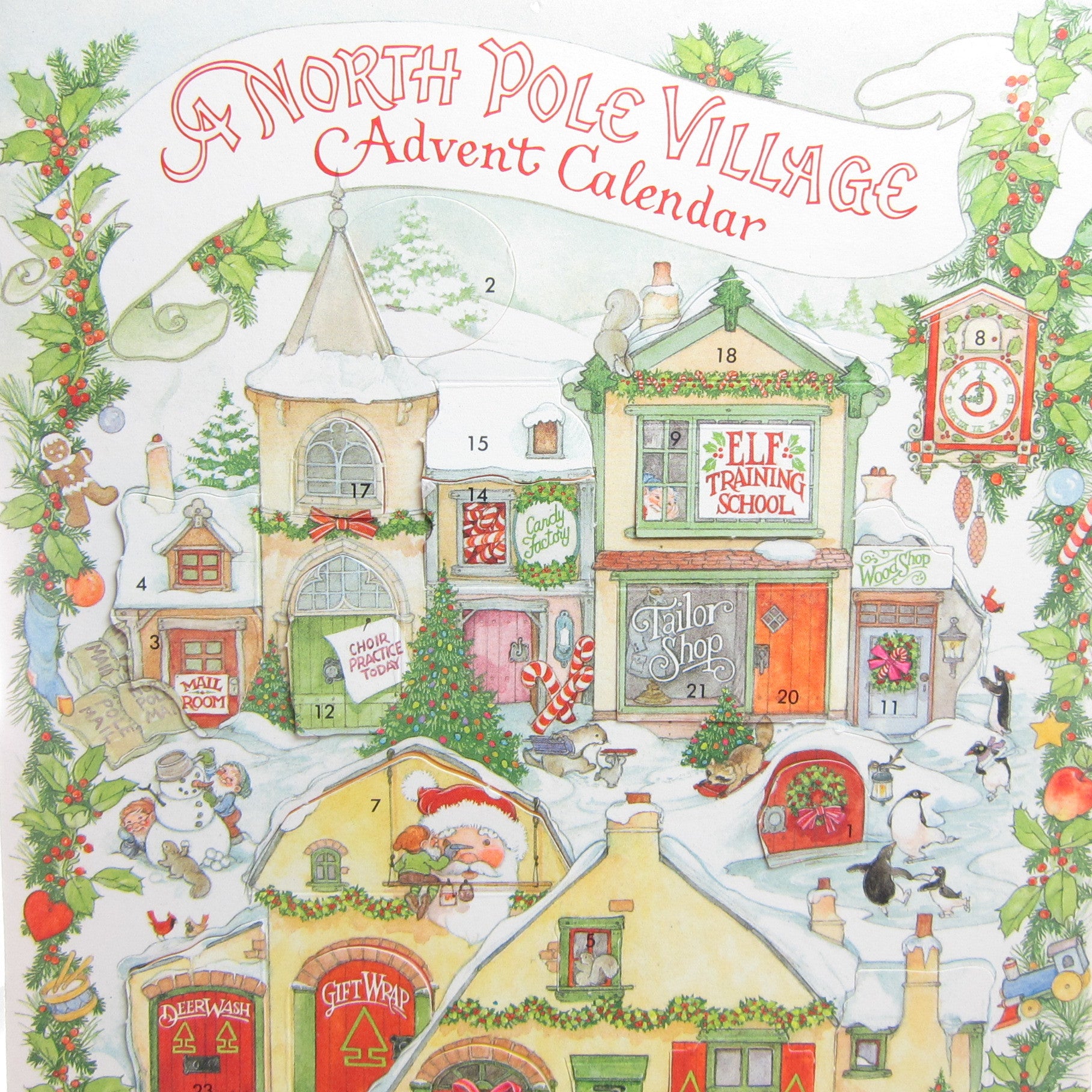 Hallmark Vintage Christmas Advent Calendar A North Pole Village