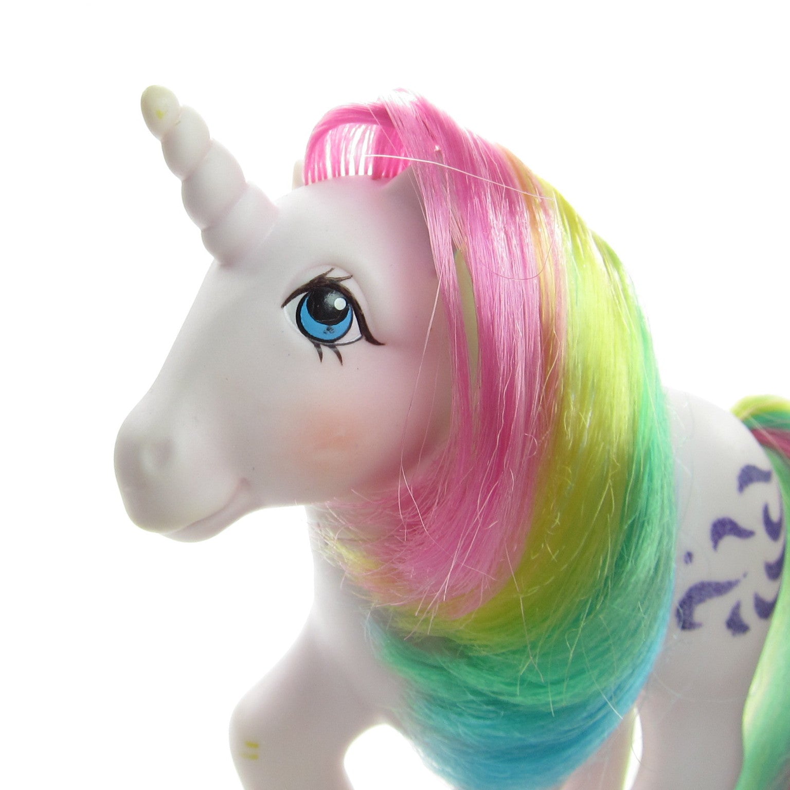 Windy My Little Pony Vintage G1 Rainbow Hair Unicorn Brown Eyed Rose