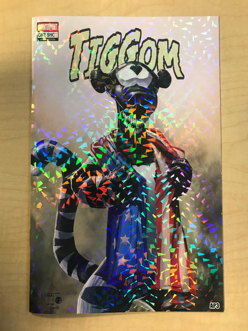 Do You Pooh #1 Tiggom Venom The End #1 Clayton Crain US Flag Trade Dress Cover Homage Crystal Fleck Variant Cover Artist Proof AP Edition Limited to 10 Serial Numbered Copies Worldwide Dark Phoenix Comics Exclusive!!!