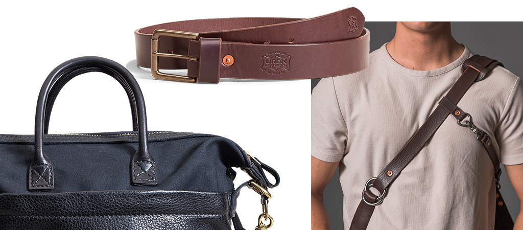 Sourced from the oldest tannery in US, Herman Oak this leather is perfect for belts, handles and straps for all our bags. Very durable 