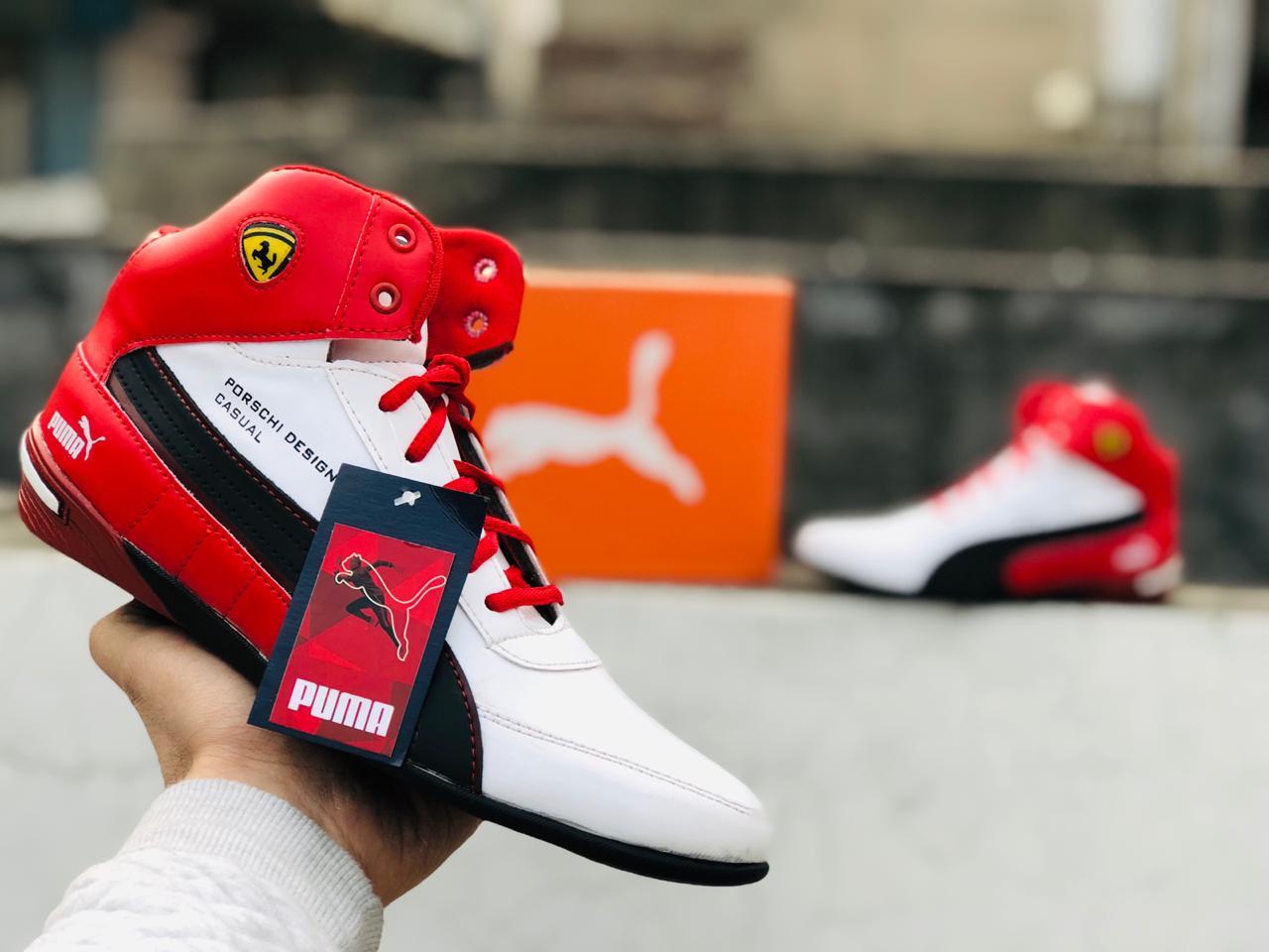 puma red ferrari shoes