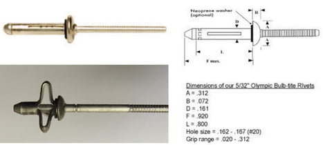 Olympic Bulb-Tite Rivet