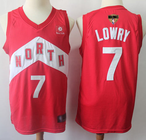 toronto raptors north jersey red