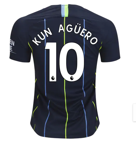 man city aguero jersey