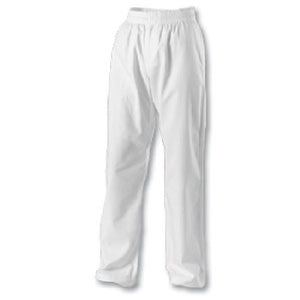 Karate Trousers: White 7oz : Children's