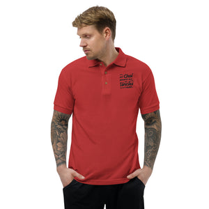 My Chai Brings All the Uncles to the Yard - Embroidered Polo Shirt