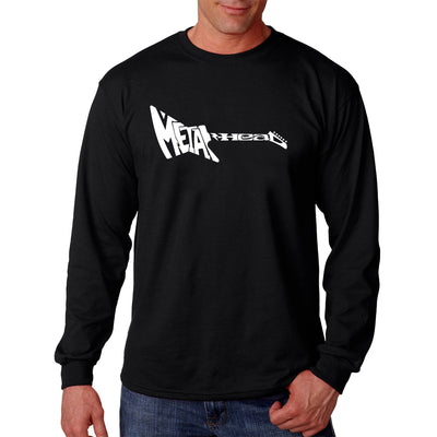 LA Pop Art Men's Word Art Long Sleeve T-shirt - CREATED OUT OF 50 SLANG  TERMS FOR BREASTS 