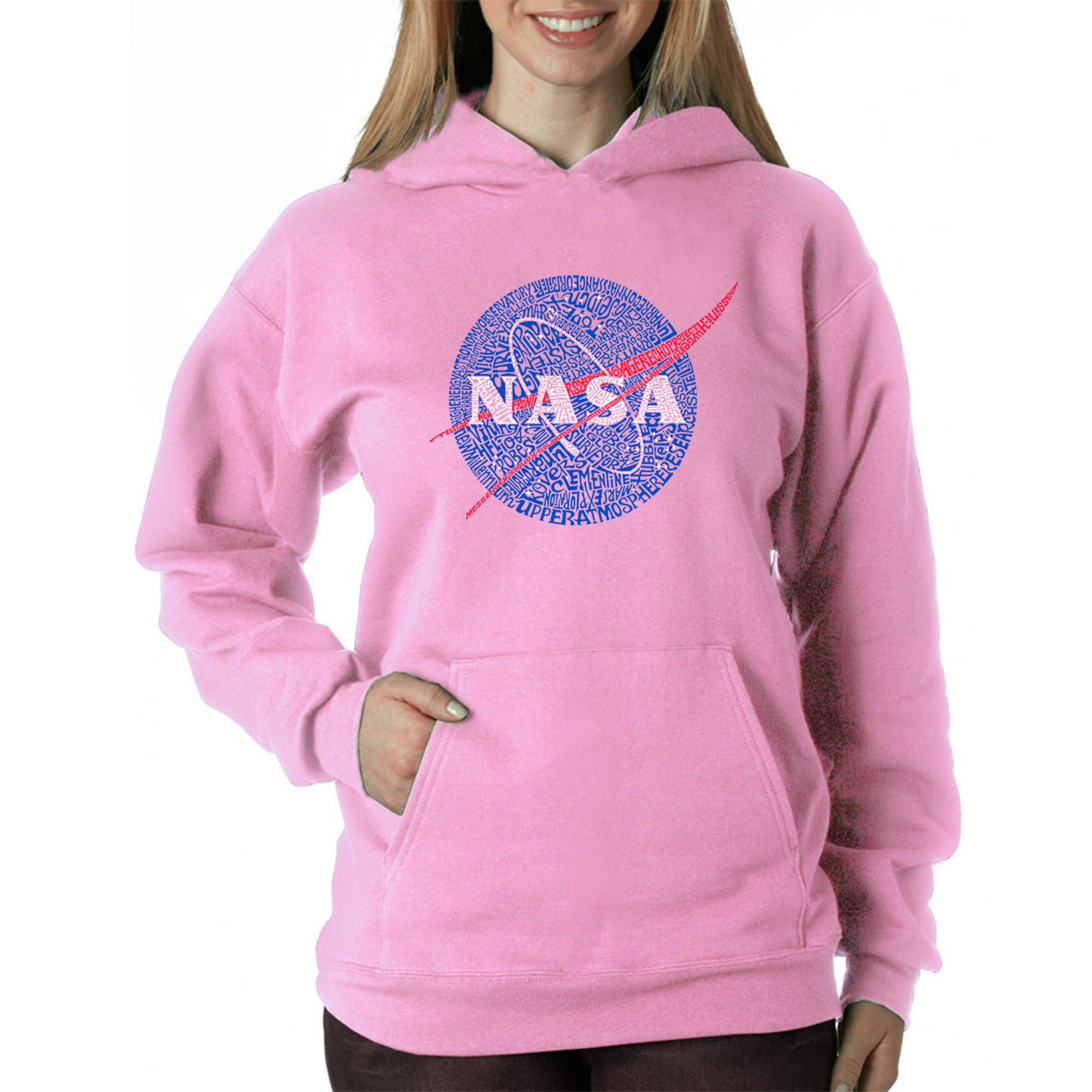 nasa sweatshirt pink and blue