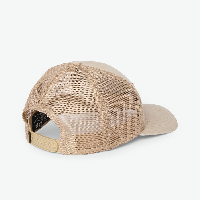 Mesh Snap-Back Logger Cap Orange Patch