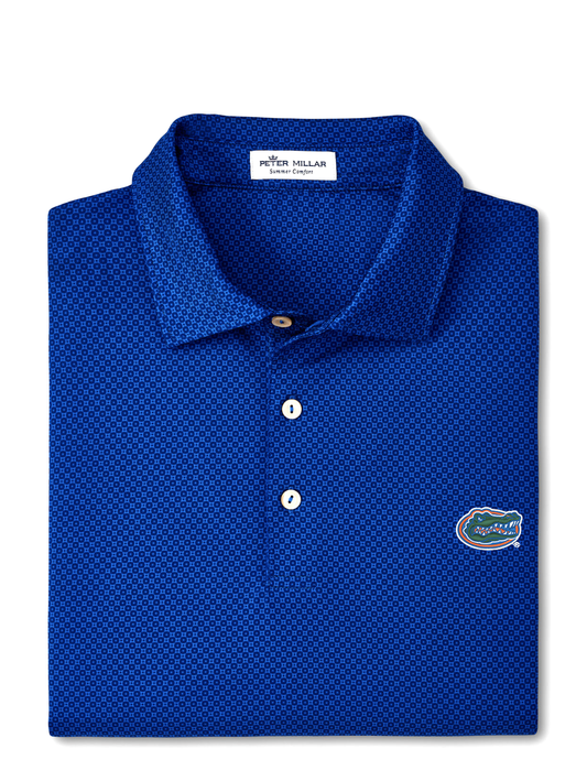 Peter Millar Dolly Performance Polo: Cottage Blue