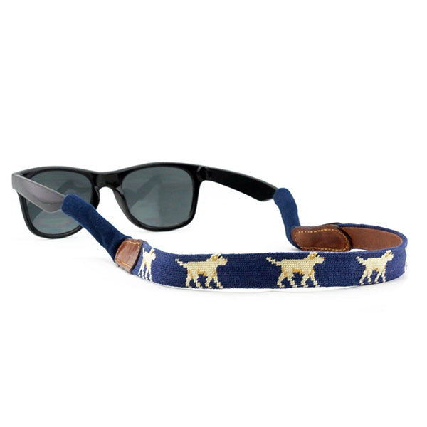 Yellow Lab (Navy) Sunglass Strap