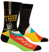 Classic Rock Socks - Blue Q Men's Crew Socks