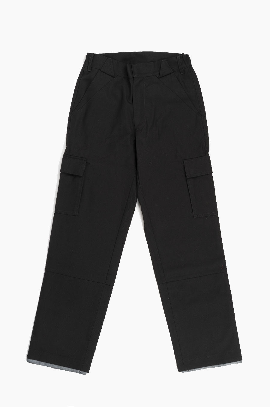 GR10K BLOCK FUSTIAN RAISED PANTS BLACK