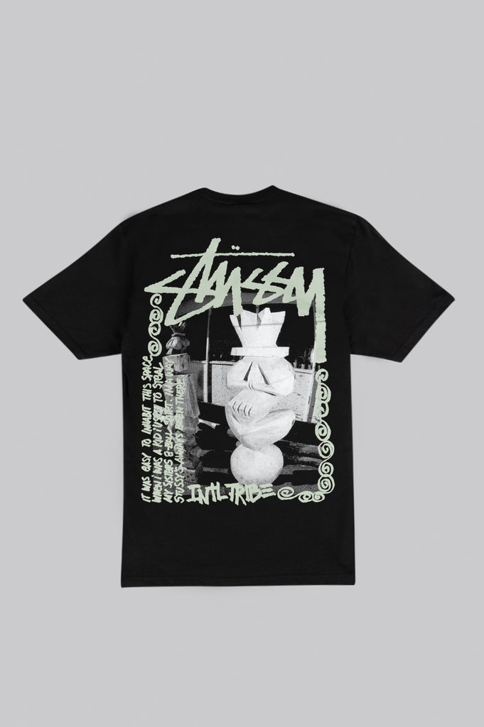 STUSSY TIKI TEE BLACK – BLENDS