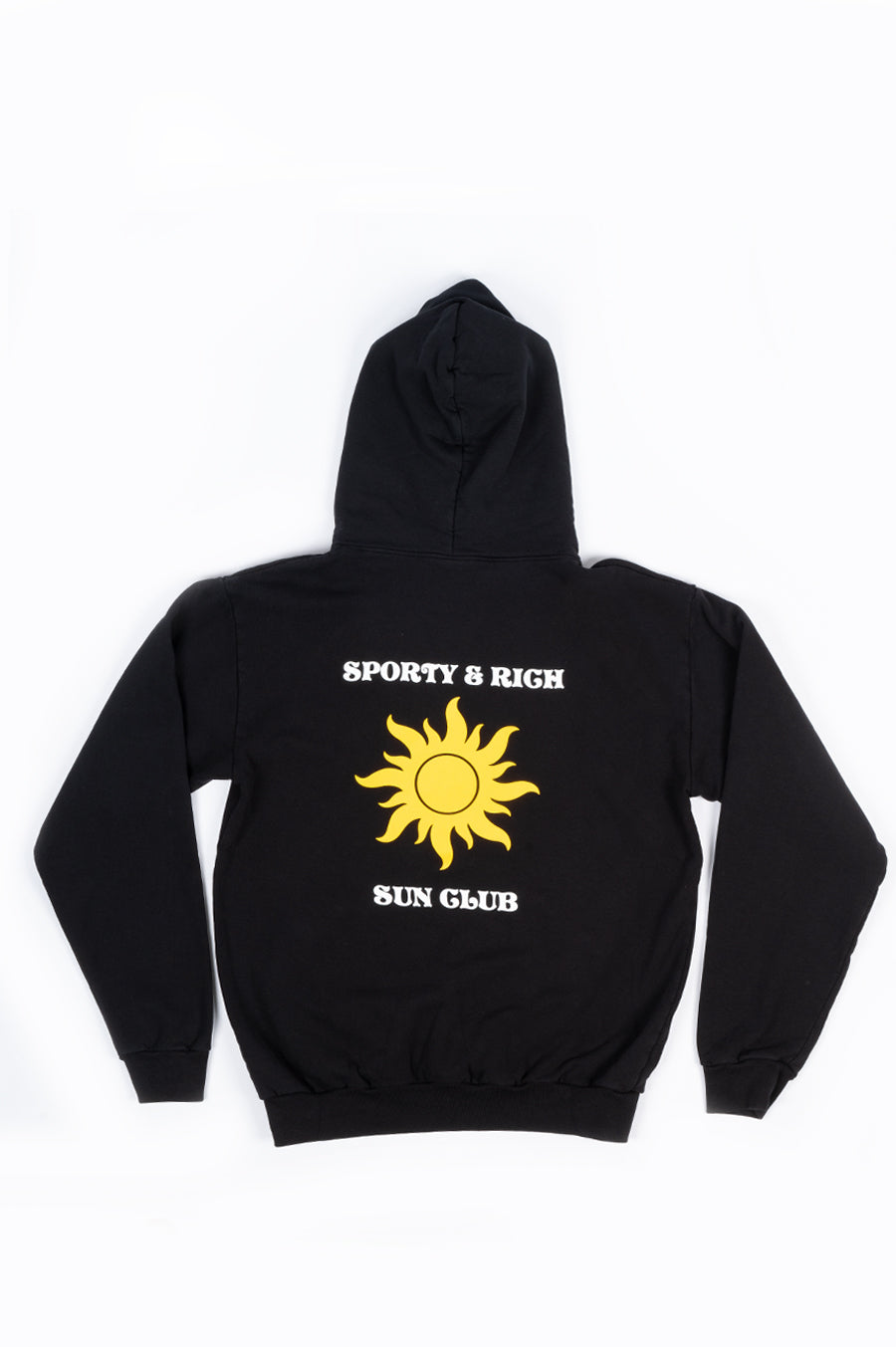 SPORTY AND RICH SCIENCE OF GOOD HEALTH HOODIE BLACK