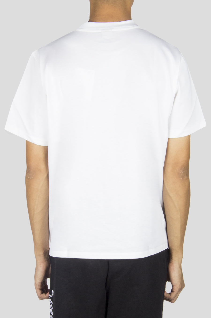 SECOND LAYER STRUCTURED JERSEY CROPPED T-SHIRT WHITE – BLENDS