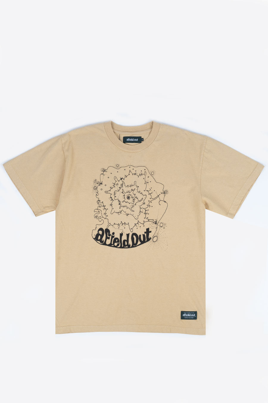 STUSSY TEST STRIKE PIG. DYED TEE NATURAL – BLENDS