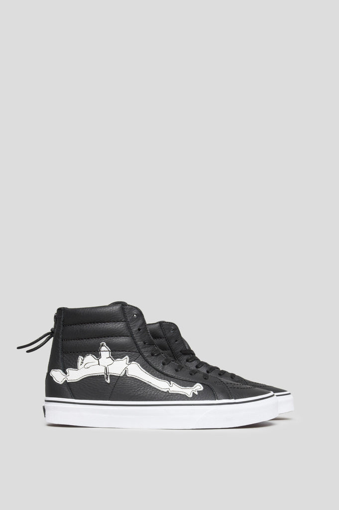 BLENDS X VANS VAULT SK8 HI REISSUE ZIP LX PEANUTS BONES BLACK