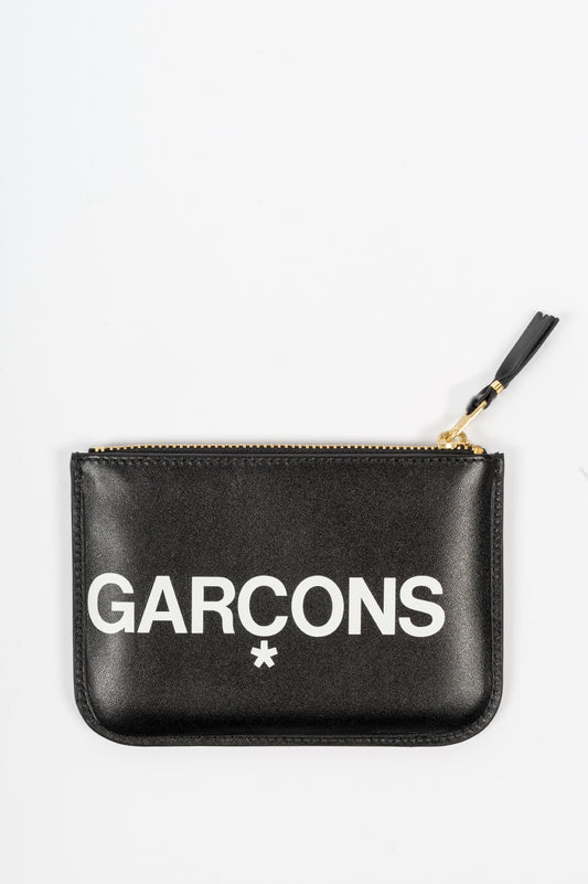 Comme Des Garçons Wallet Black Brick Large Leather Wallet