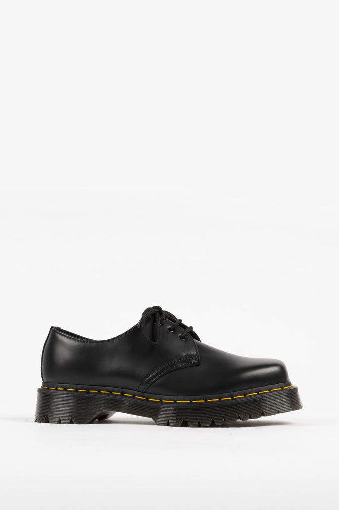 DR MARTENS 1461 BEX SQUARED BLACK POLISHED – BLENDS