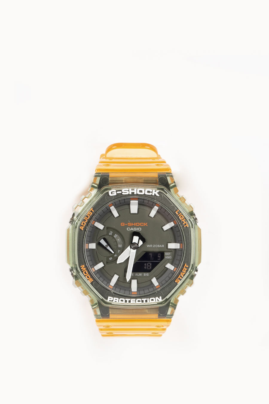 CASIO G-SHOCK GA2100HC-4A OLIVE GREEN ORANGE